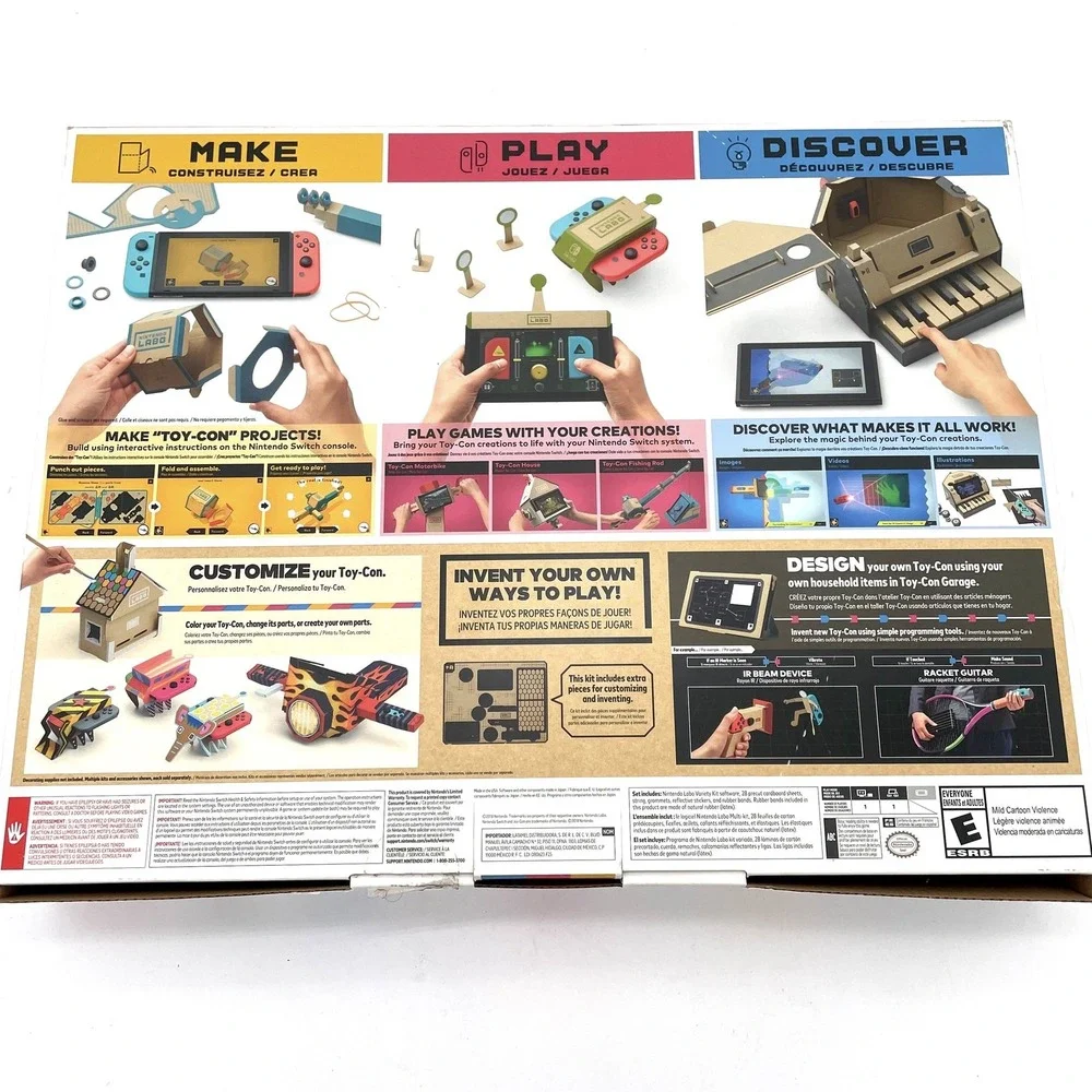Nintendo Labo Toy-Con 01 Variety Kit Open Box Incomplete Nintendo Switch